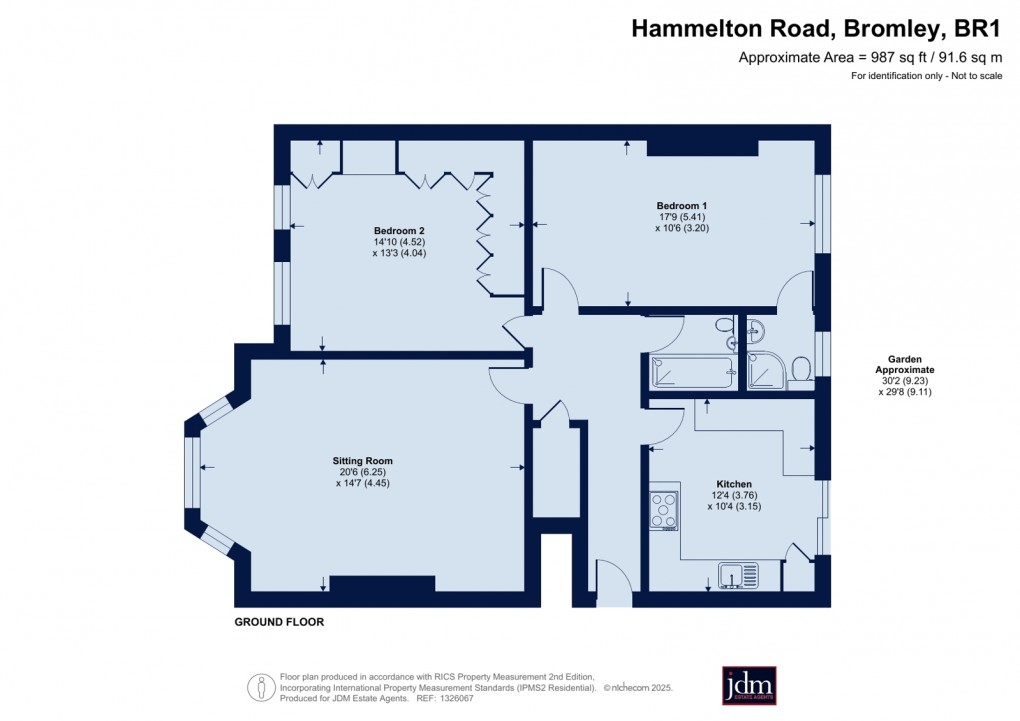 Floorplan for Hammelton Road, Bromley