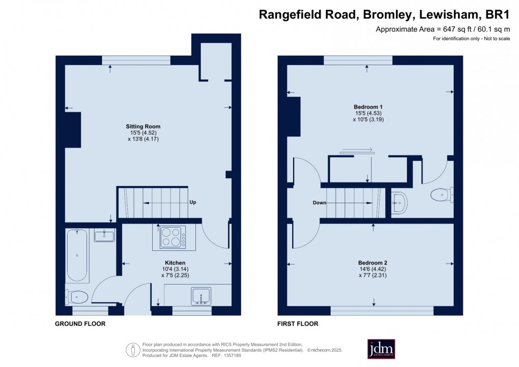 Floorplan for Bromley, Lewisham