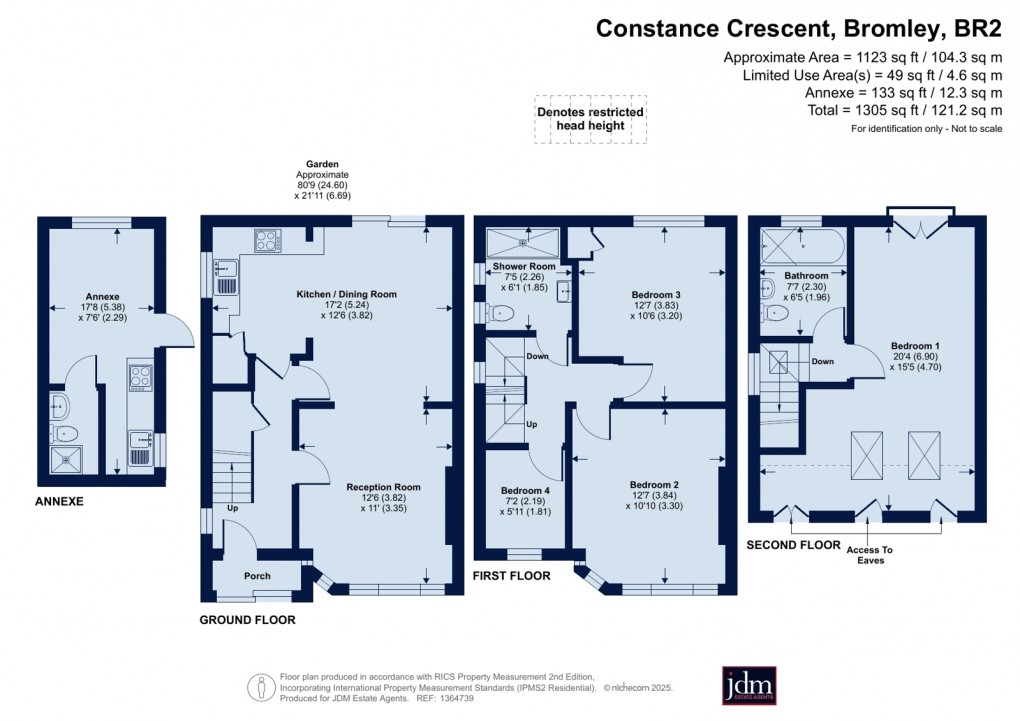 Floorplan for Constance Crescent, Bromley, Kent