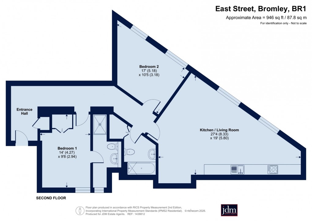 Floorplan for Bromley, Kent