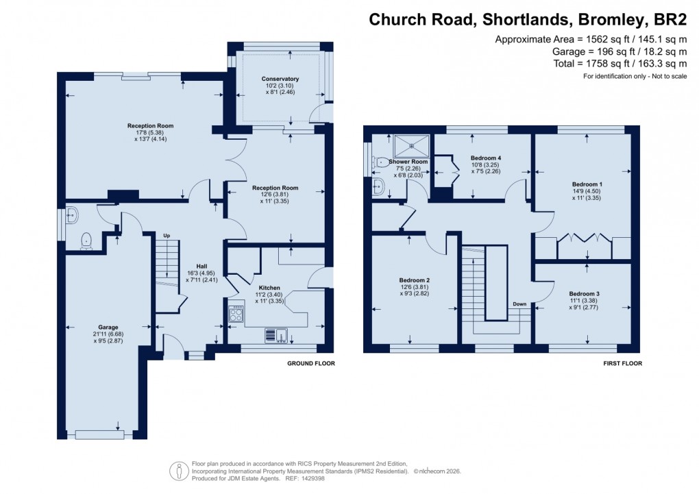 Floorplan for Shortlands, Bromley