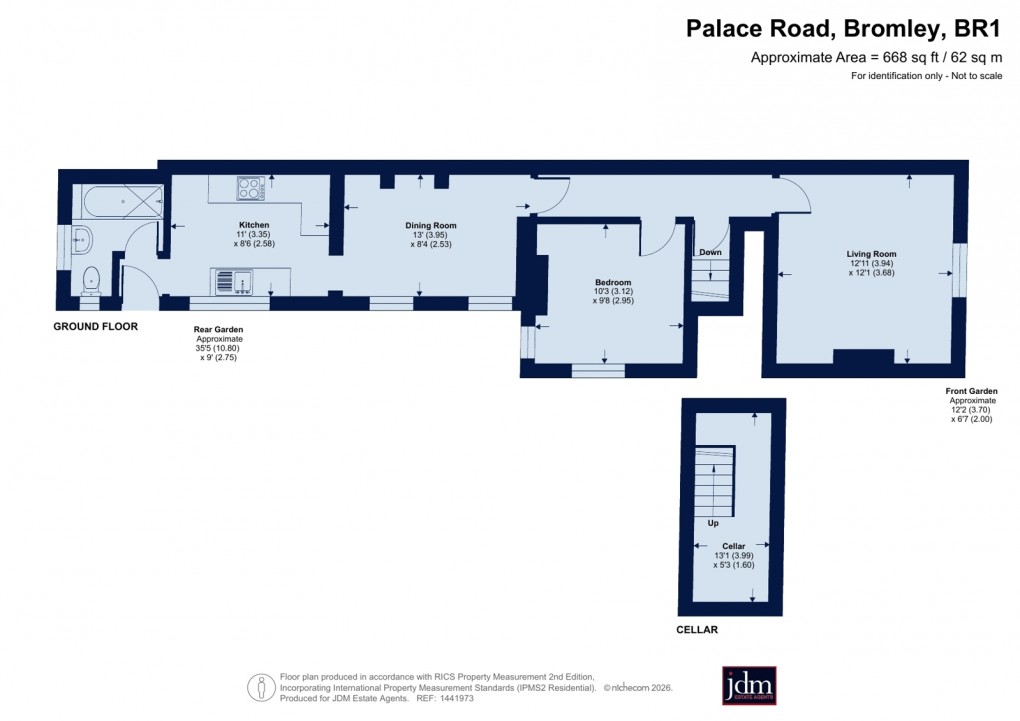 Floorplan for Bromley, Kent