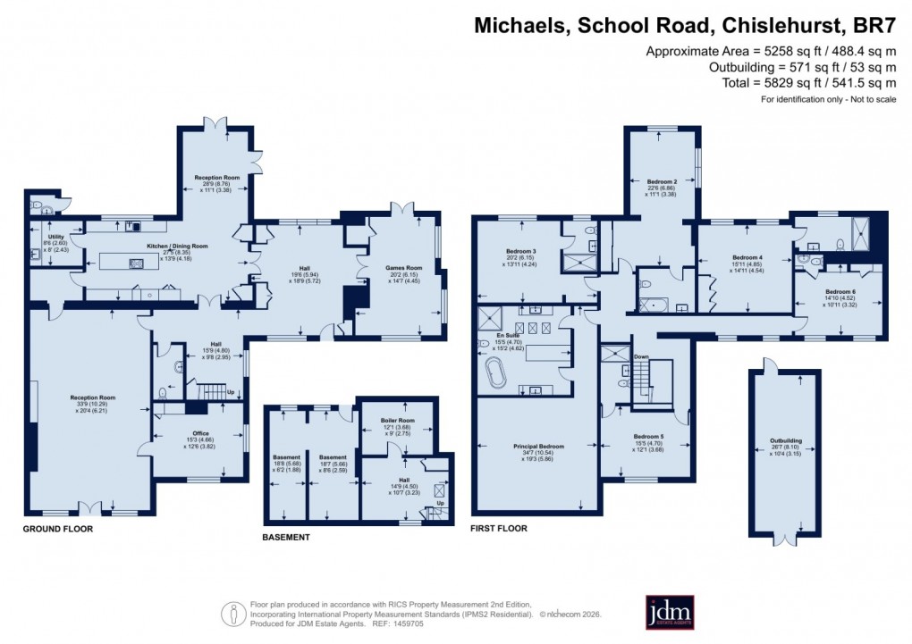 Floorplan for Chislehurst, Kent