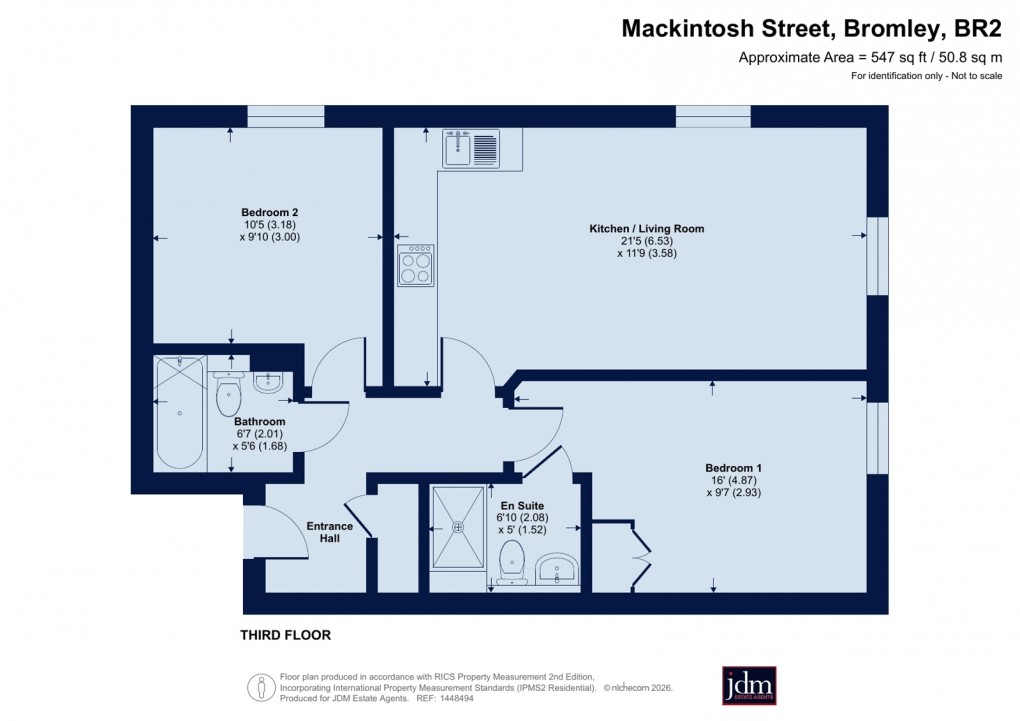 Floorplan for Bromley, Kent