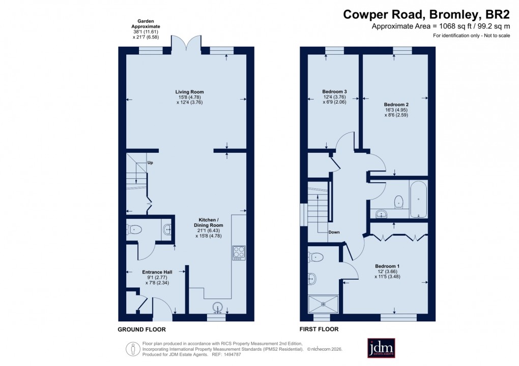 Floorplan for Bromley, Kent
