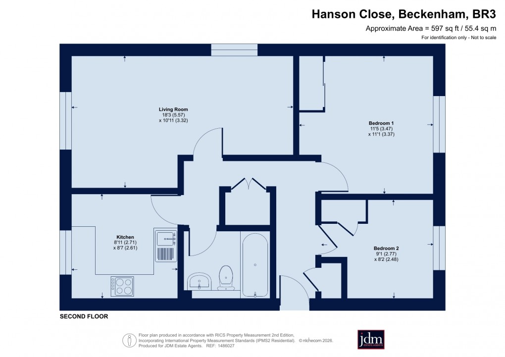 Floorplan for Beckenham, Kent
