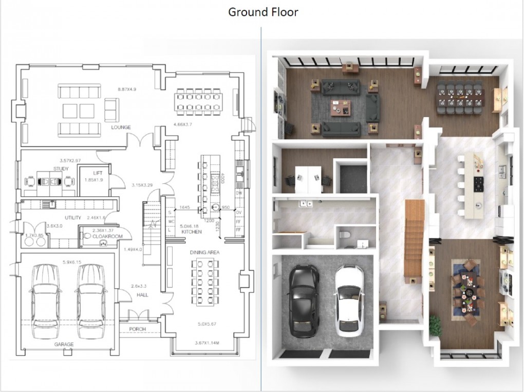 Floorplan for Sundridge Park, Kent