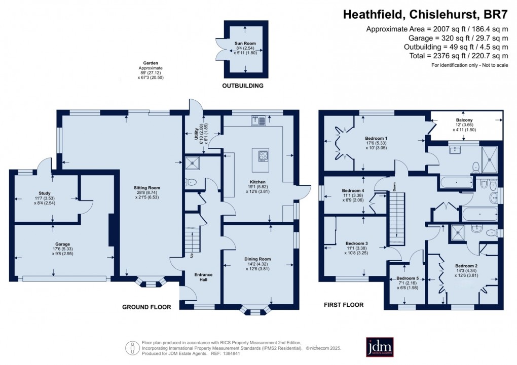 Floorplan for Chislehurst, Kent
