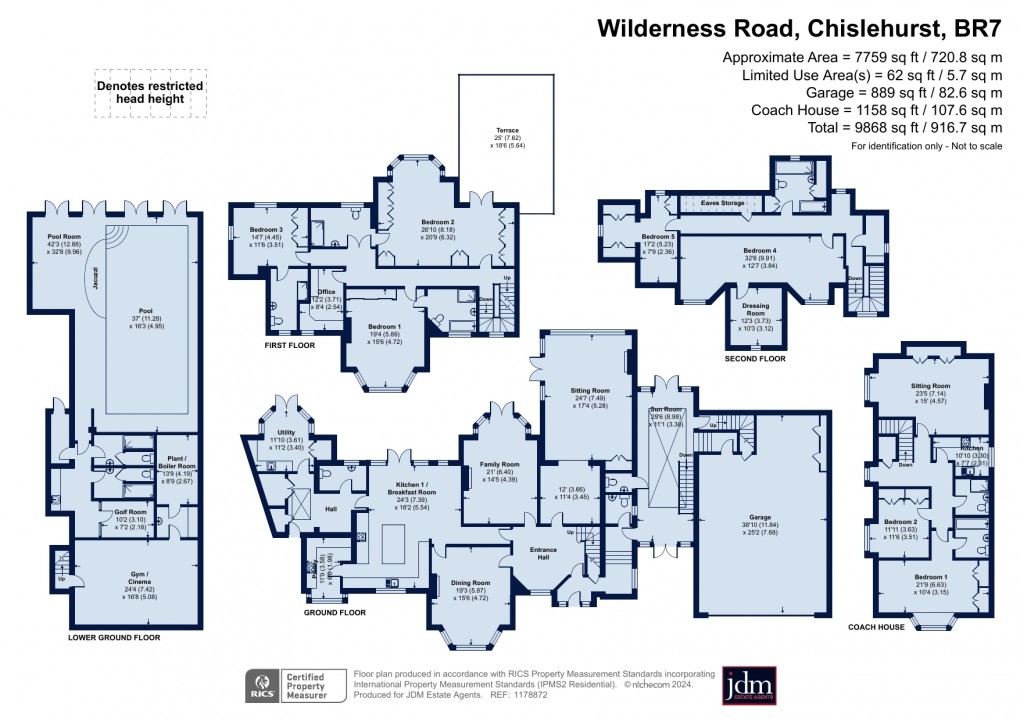 Floorplan for Chislehurst, Kent