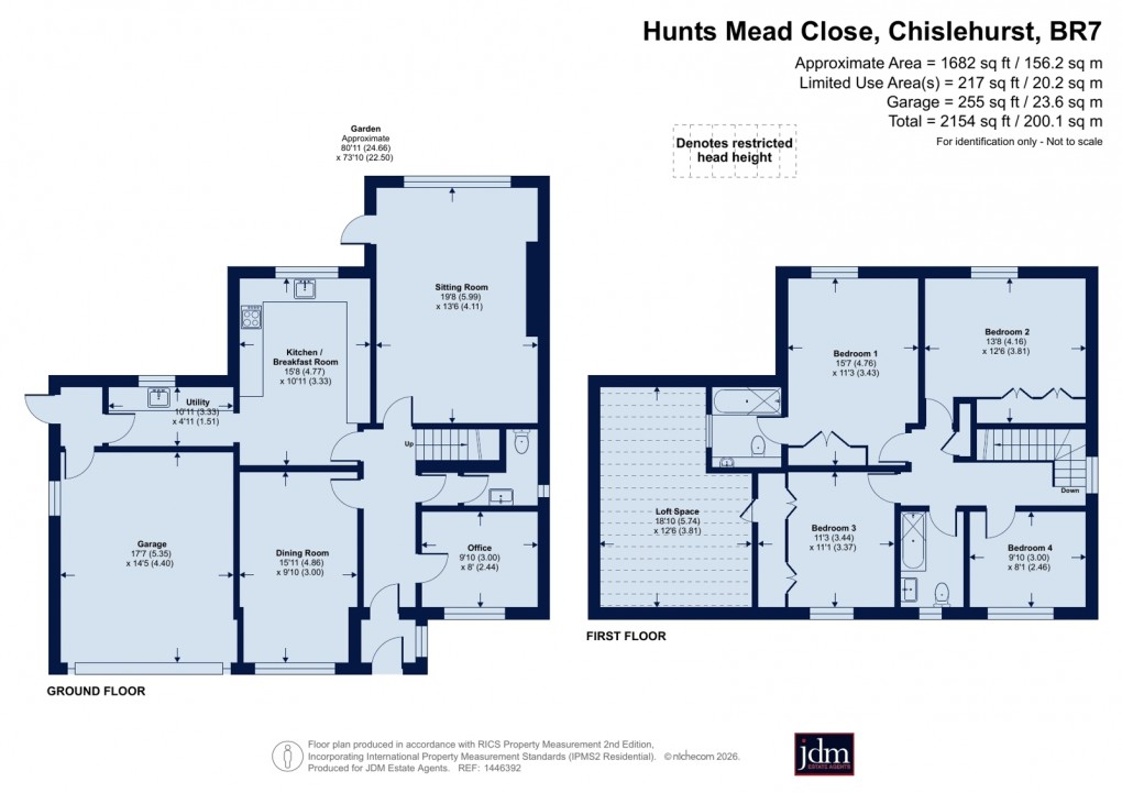 Floorplan for Chislehurst, Kent