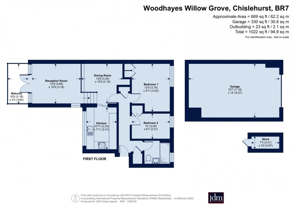 Floorplan for Chislehurst, Kent