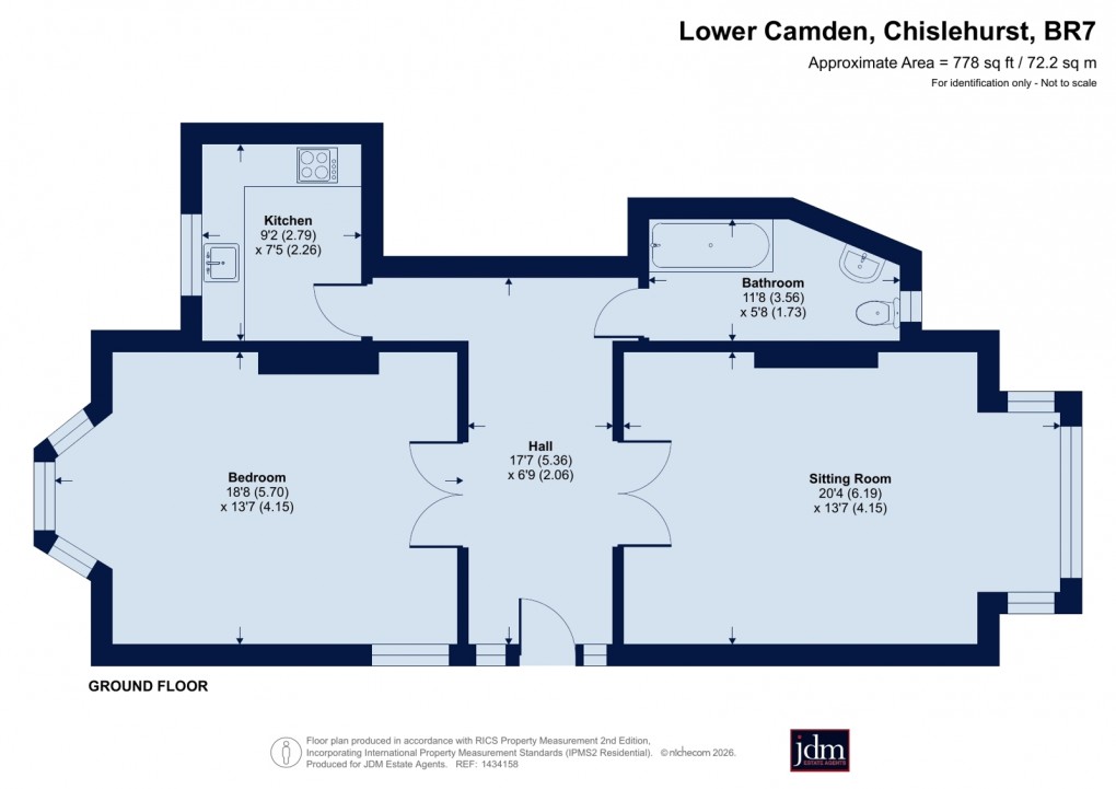 Floorplan for Chislehurst, Kent
