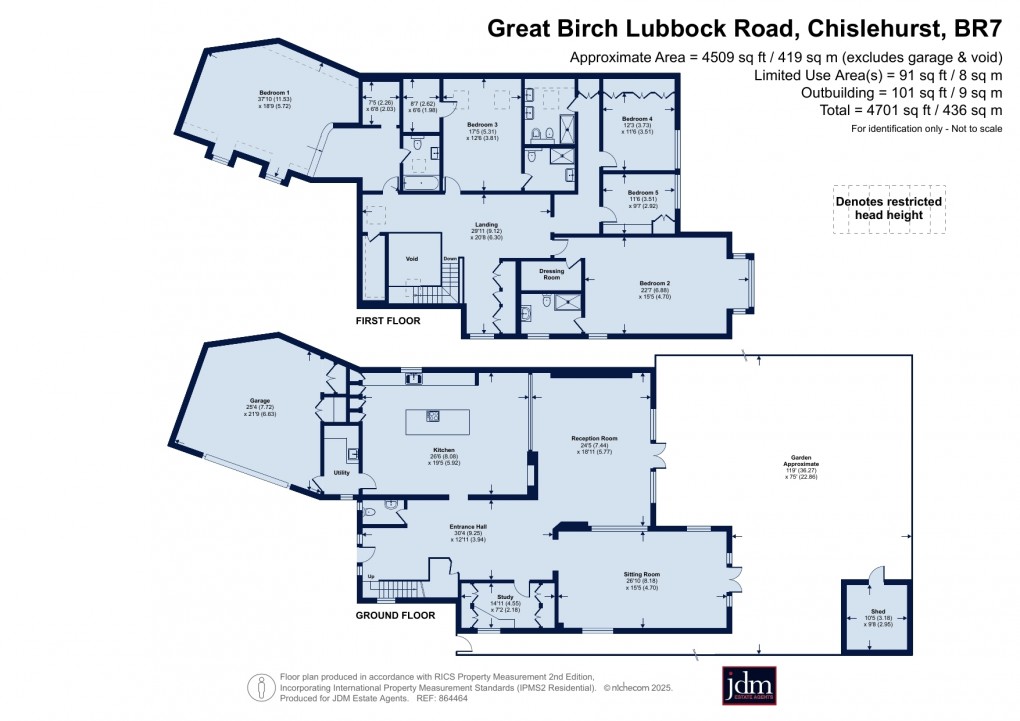 Floorplan for Chislehurst, Kent