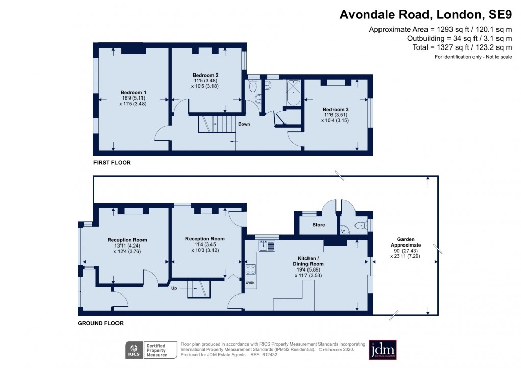 Floorplan for Mottingham, London