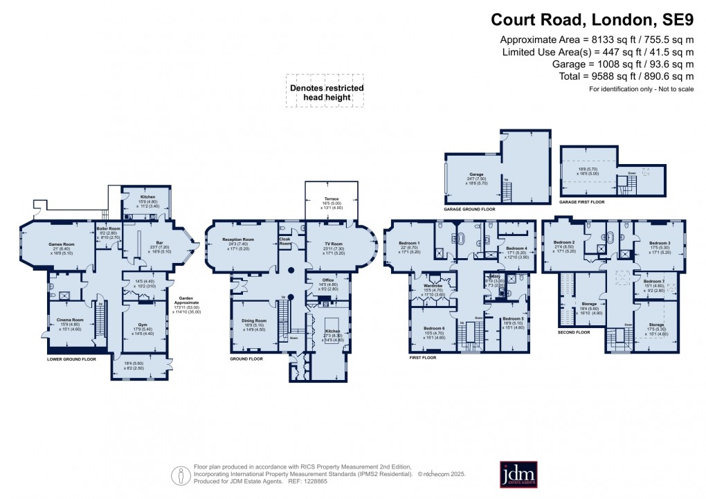 Floorplan for Court Road, Eltham, London