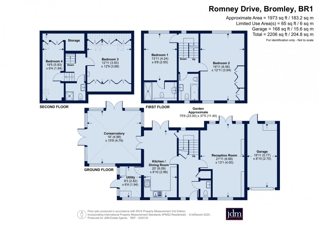 Floorplan for Bromley, Kent
