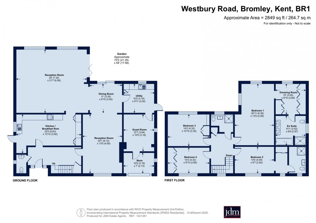 Floorplan for Bromley, Kent