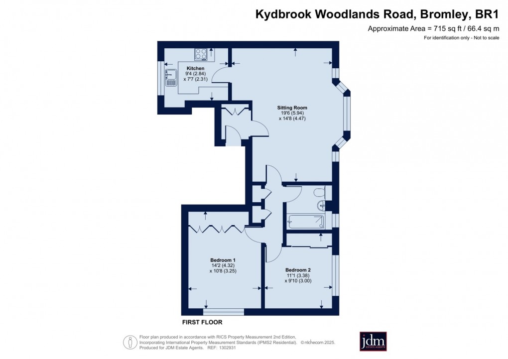 Floorplan for Bromley, Kent