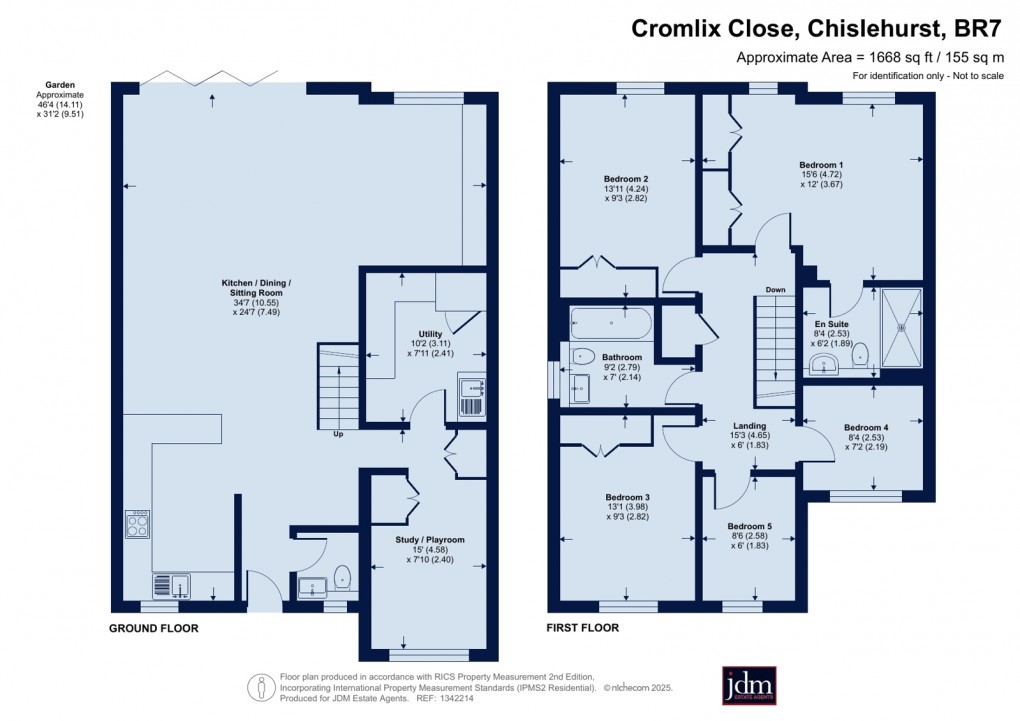 Floorplan for Chislehurst, Kent
