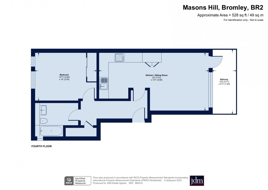 Floorplan for Bromley, Kent