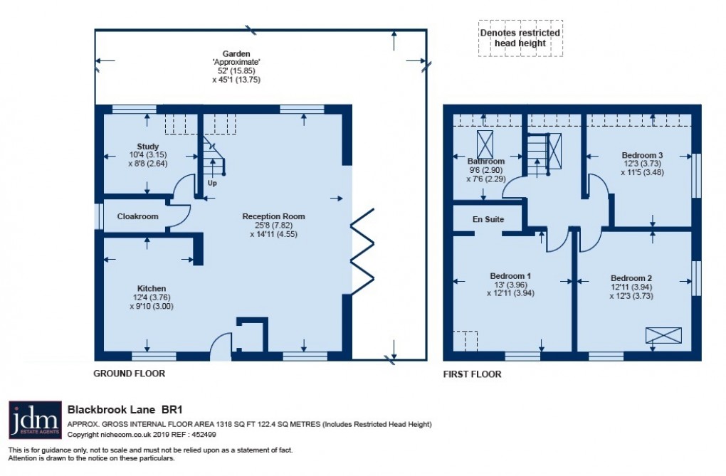 Floorplan for Bickley, Kent