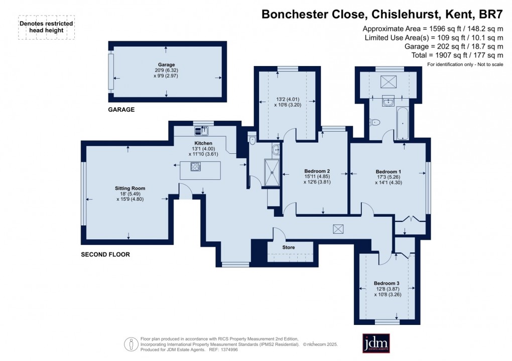 Floorplan for Chislehurst, Kent