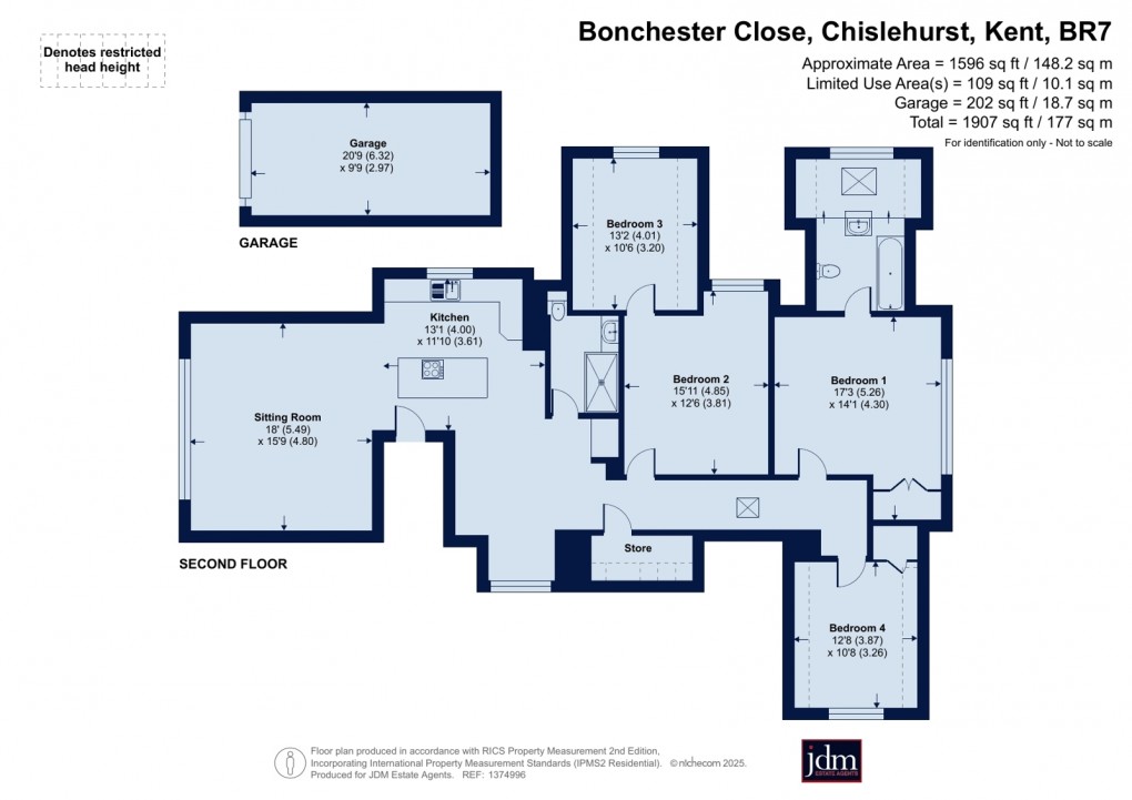 Floorplan for Chislehurst, Kent