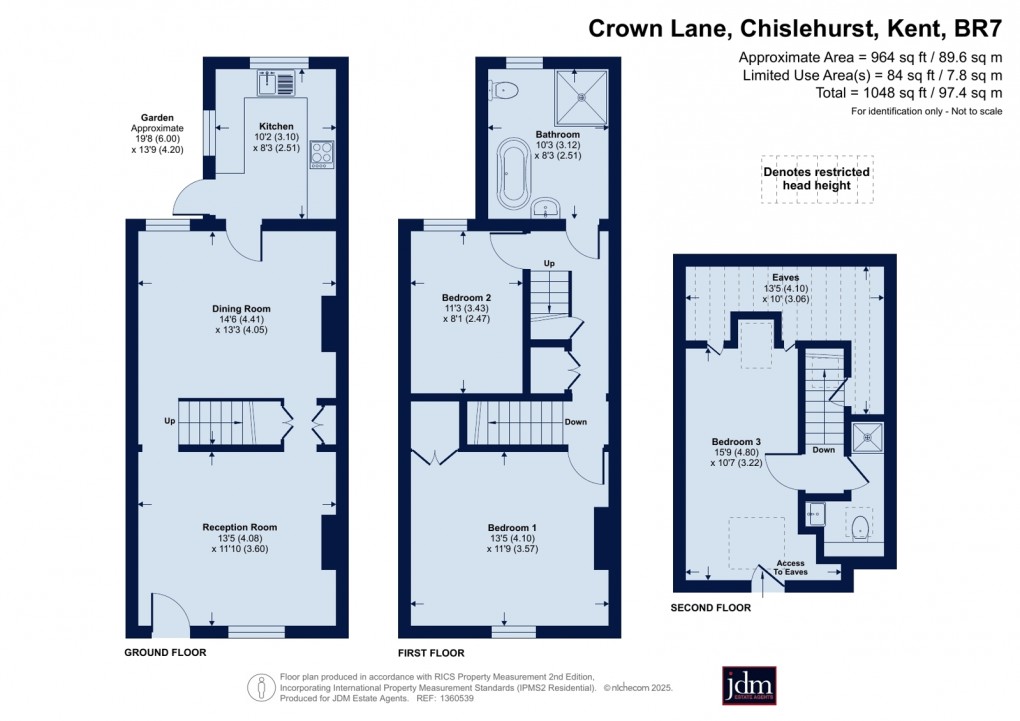 Floorplan for Chislehurst, Kent