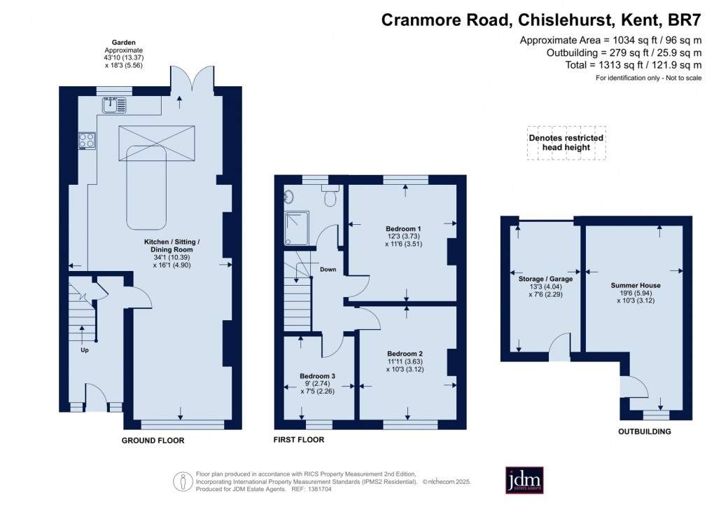 Floorplan for Chislehurst, Kent
