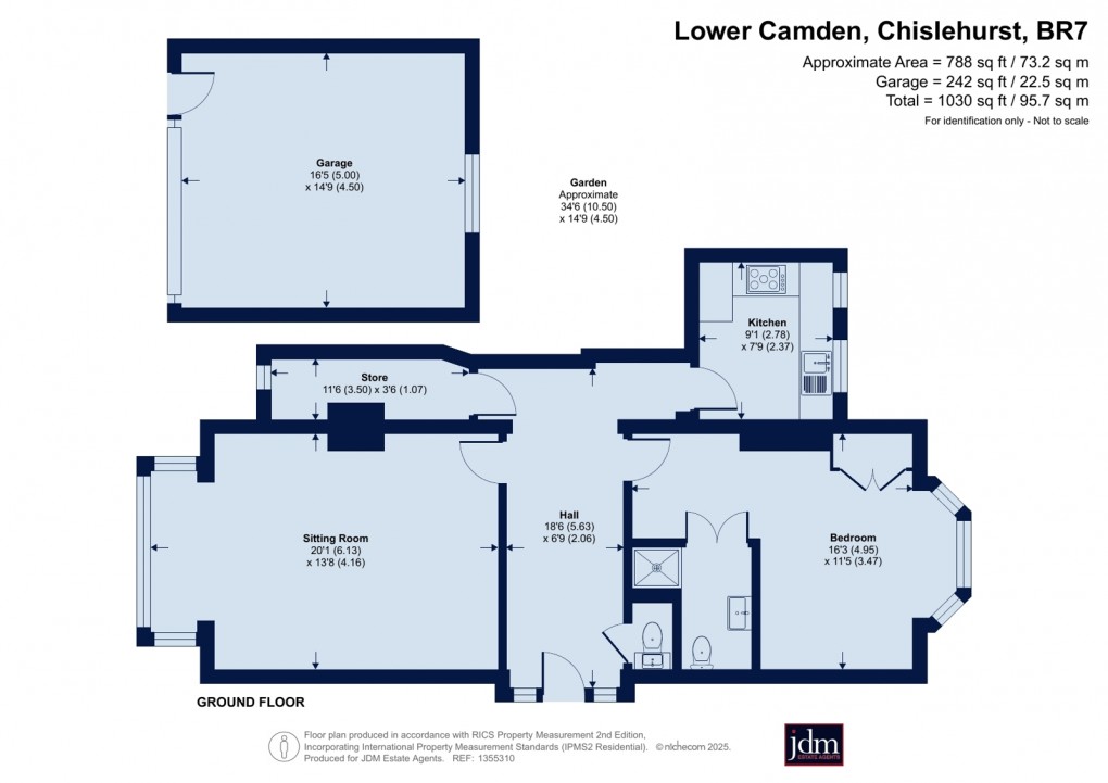 Floorplan for Chislehurst, Kent