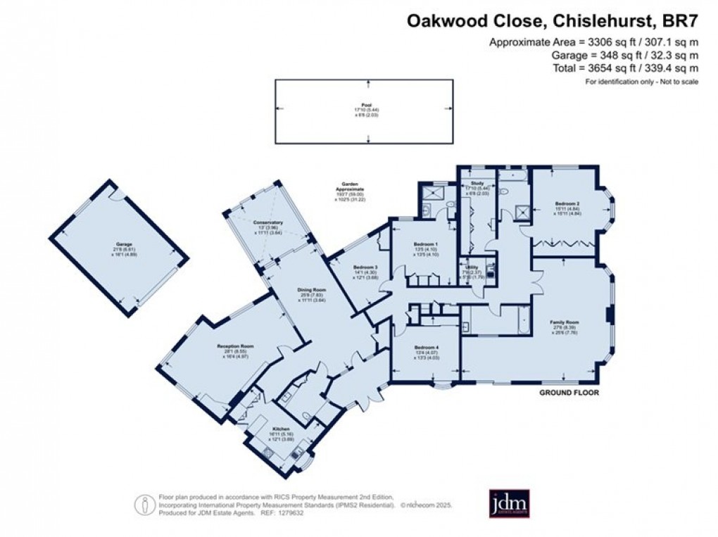 Floorplan for Chislehurst, Kent