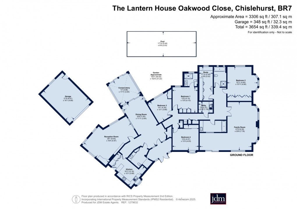 Floorplan for Chislehurst, Kent