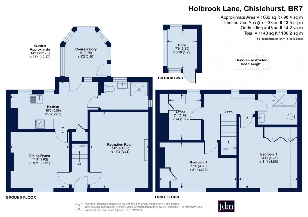 Floorplan for Chislehurst, Kent