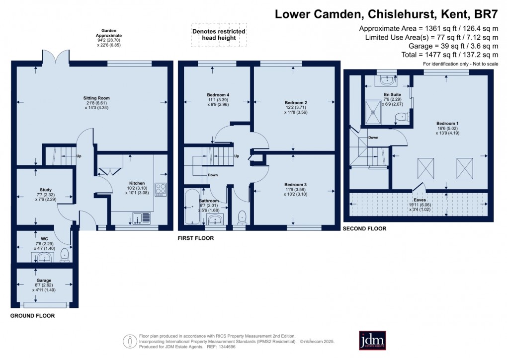 Floorplan for Chislehurst, Kent