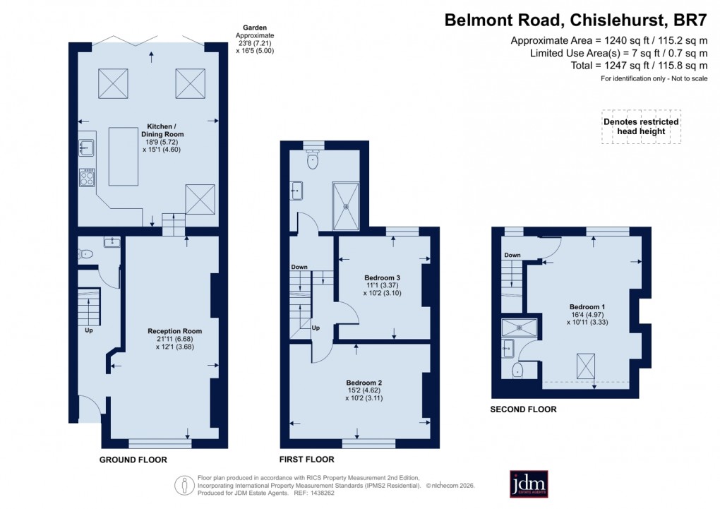 Floorplan for Chislehurst, Kent