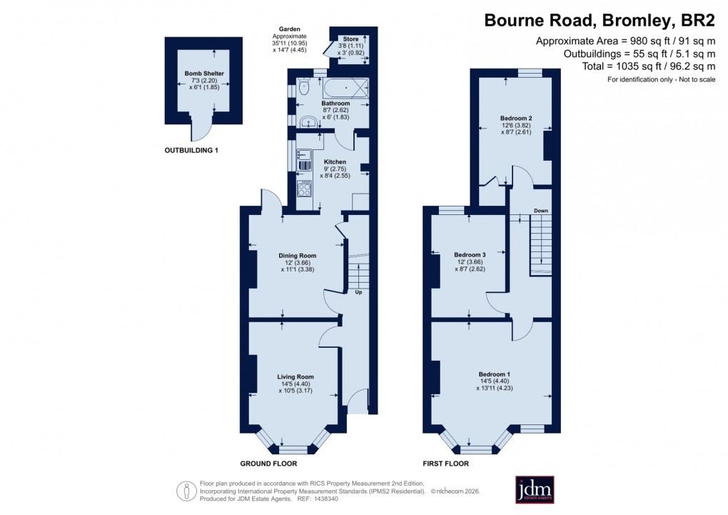Floorplan for Bromley