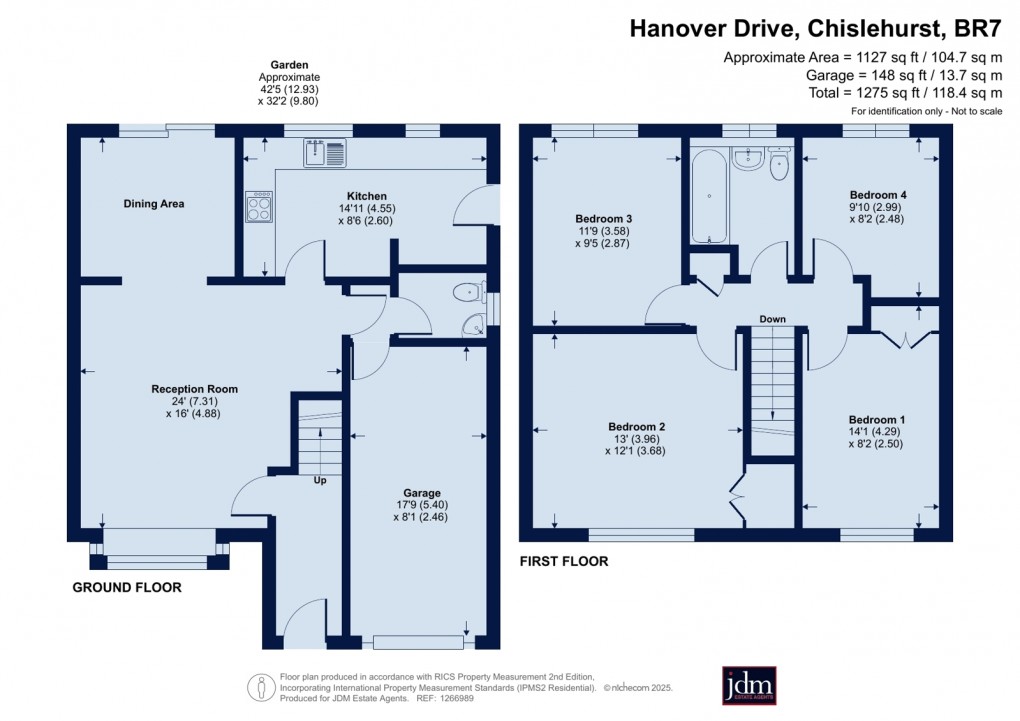 Floorplan for Chislehurst, Kent