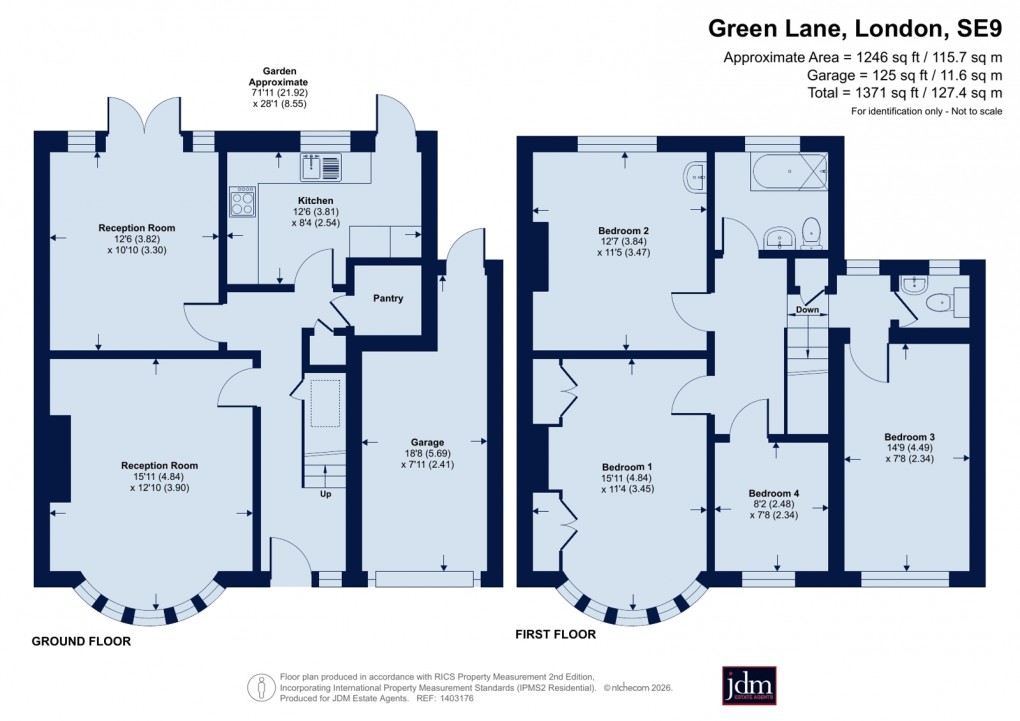 Floorplan for New Eltham, London