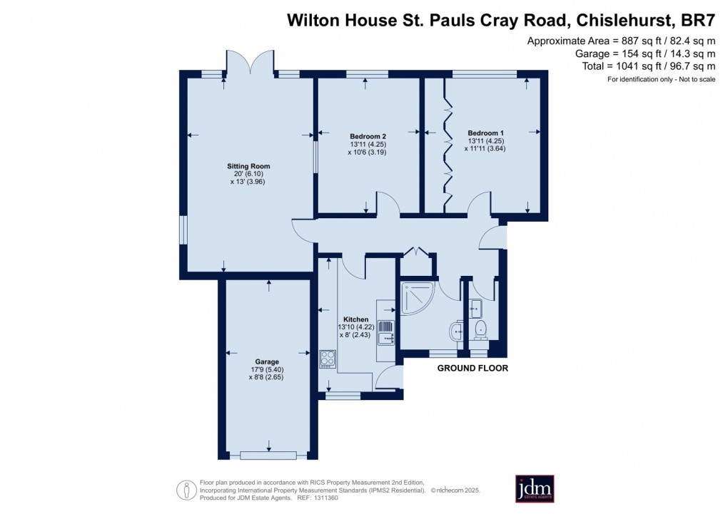 Floorplan for Chislehurst, Kent