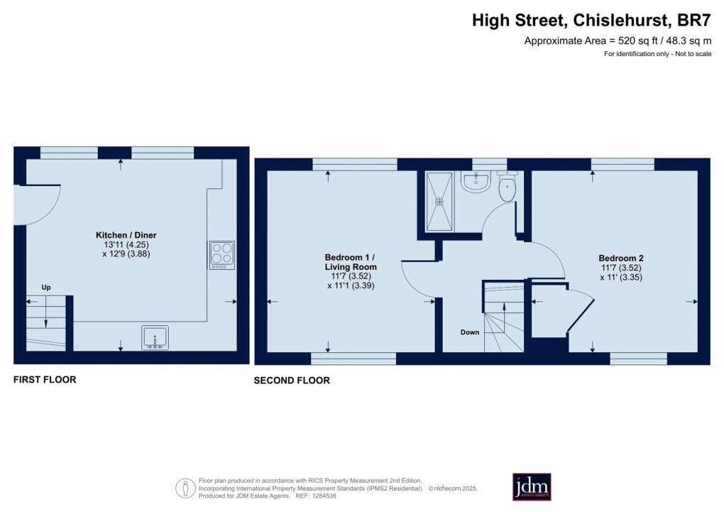 Floorplan for Chislehurst, Kent