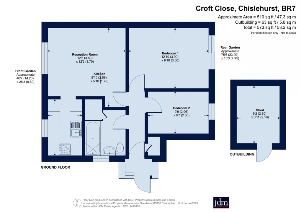 Floorplan for Chislehurst, Kent