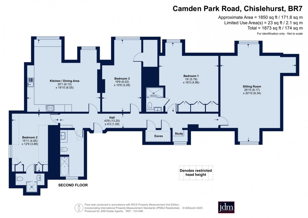Floorplan for Chislehurst, Kent