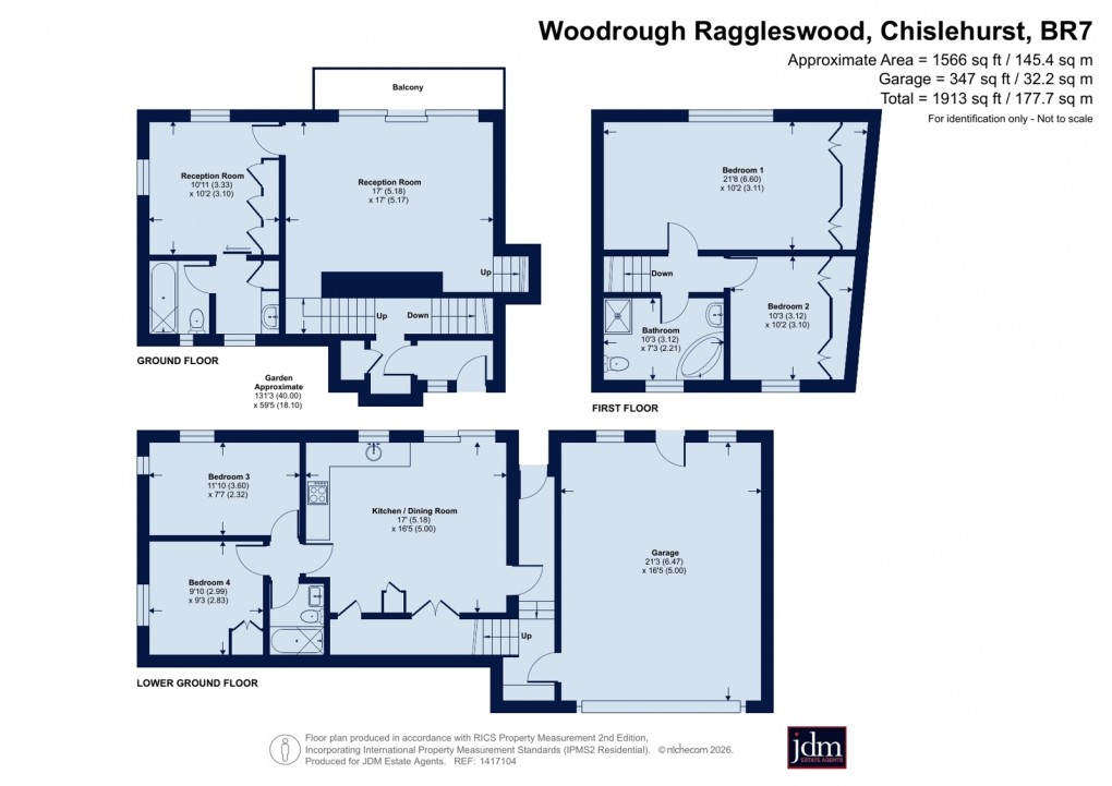 Floorplan for Chislehurst, Kent