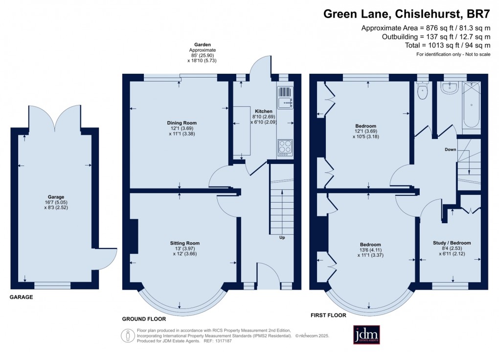 Floorplan for Chislehurst, Kent