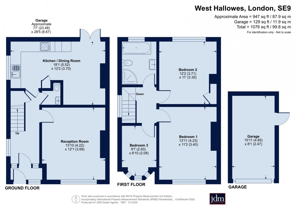 Floorplan for Mottingham, London