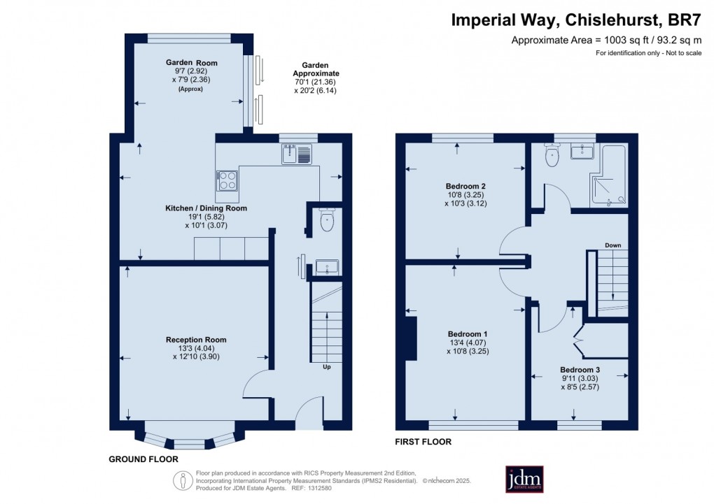Floorplan for Chislehurst, Kent