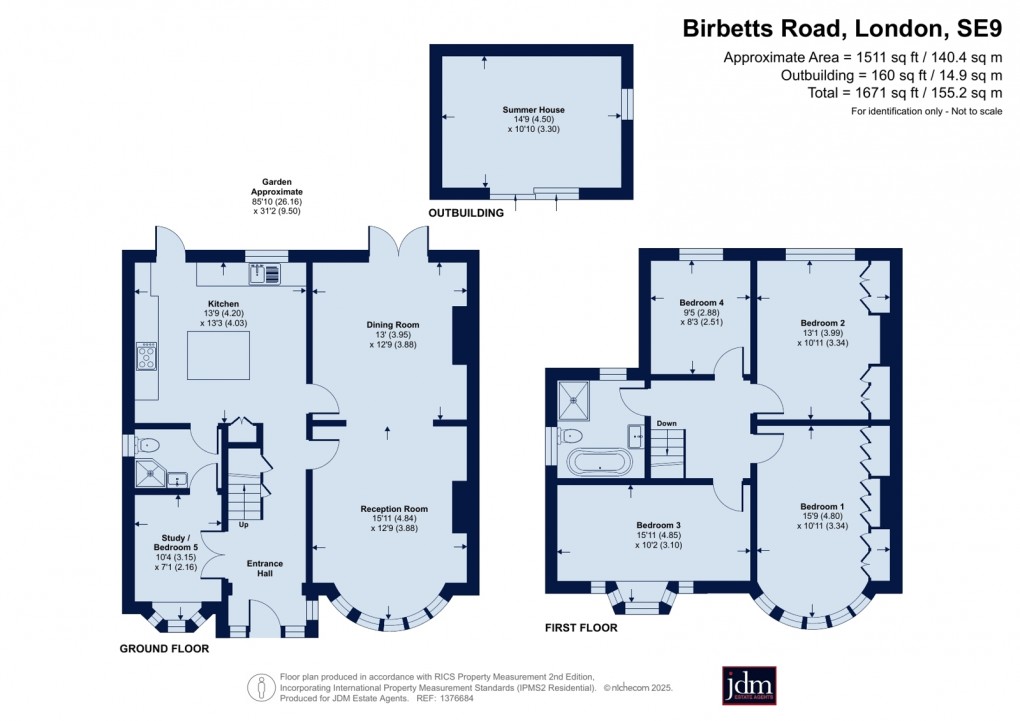 Floorplan for Motttingham