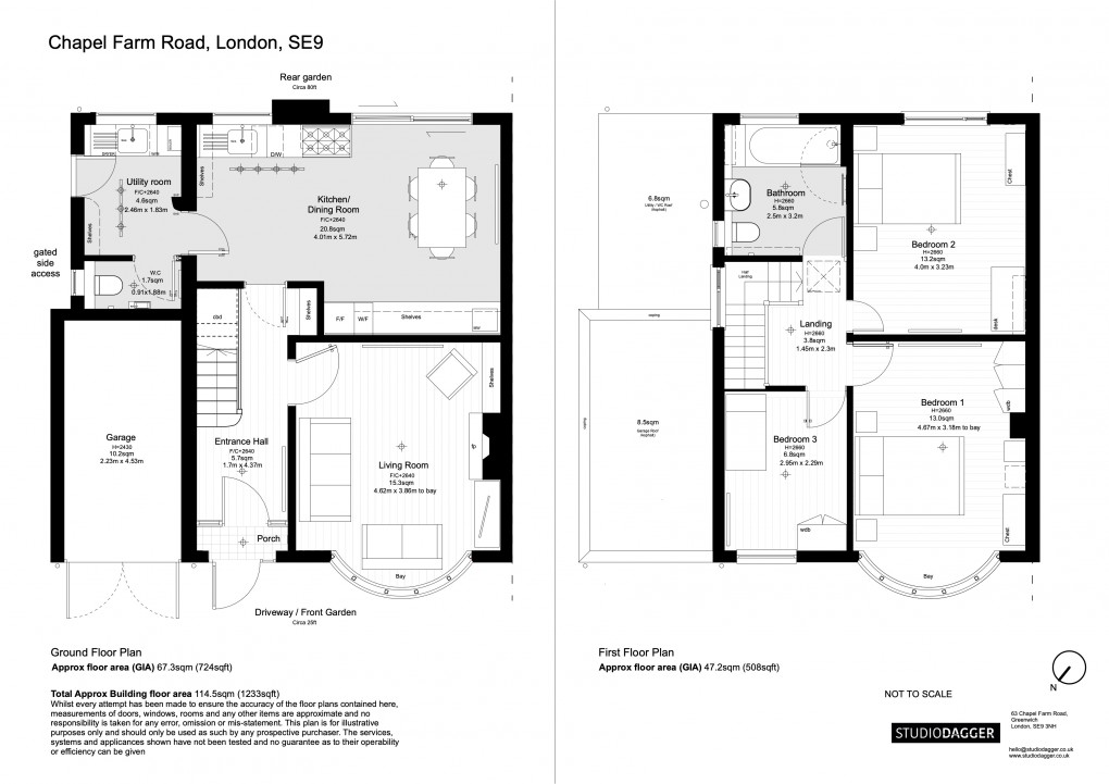 Floorplan for Mottingham, London
