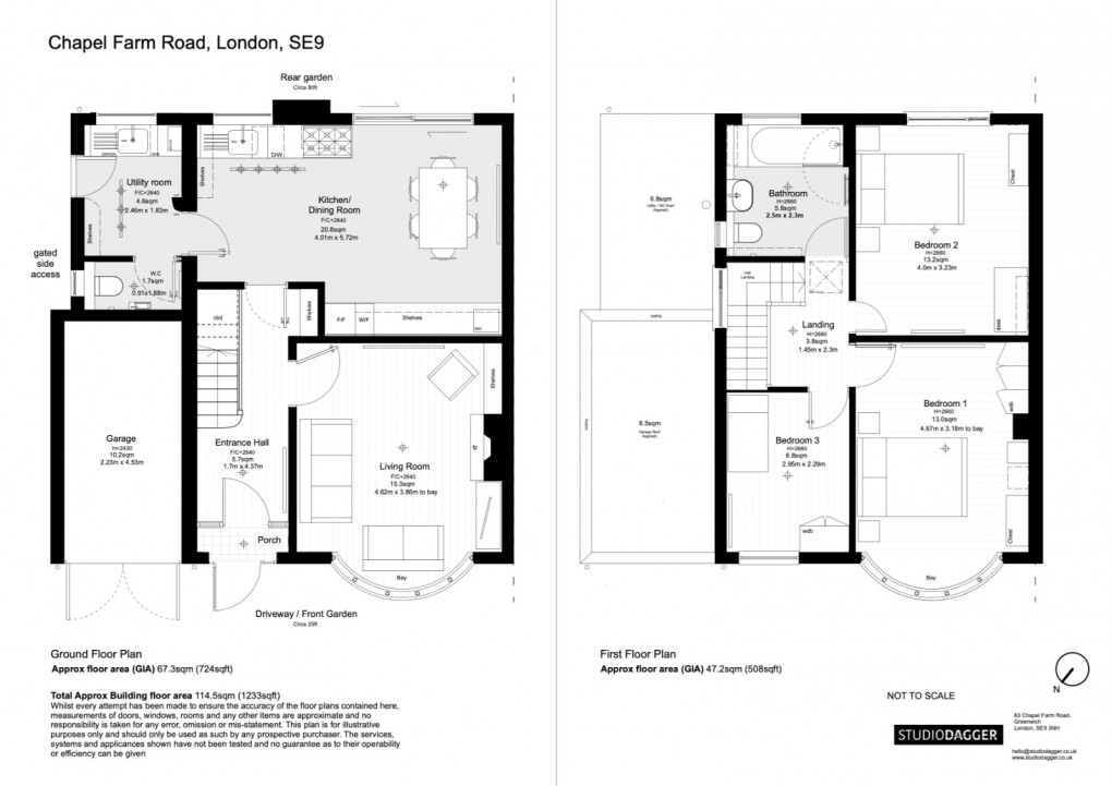 Floorplan for Mottingham, London