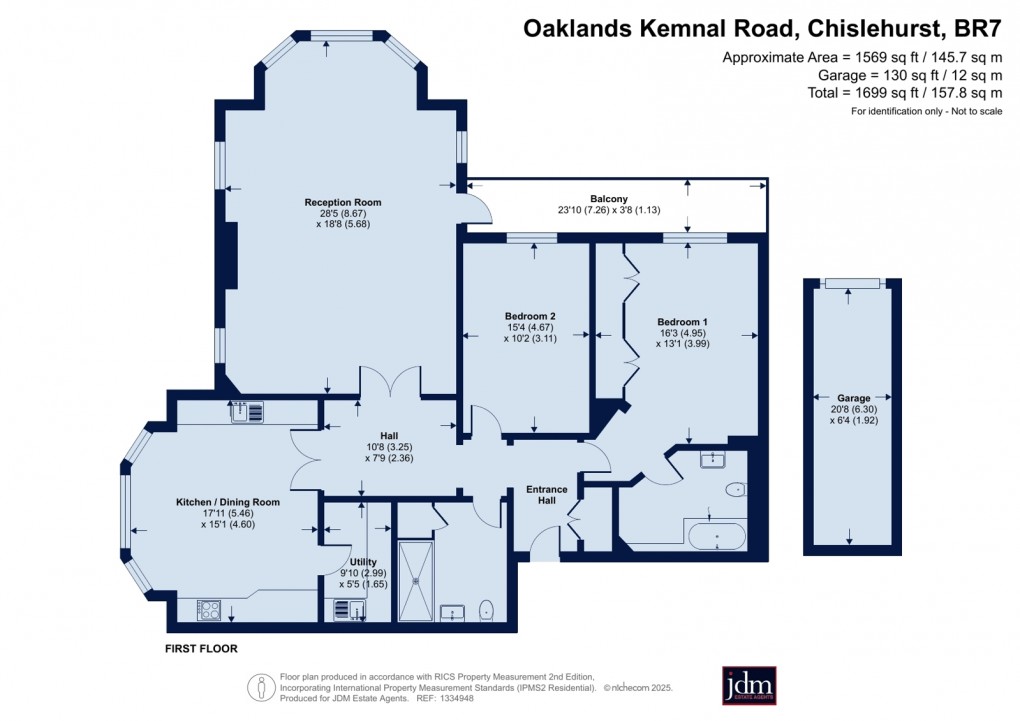 Floorplan for Chislehurst, Kent
